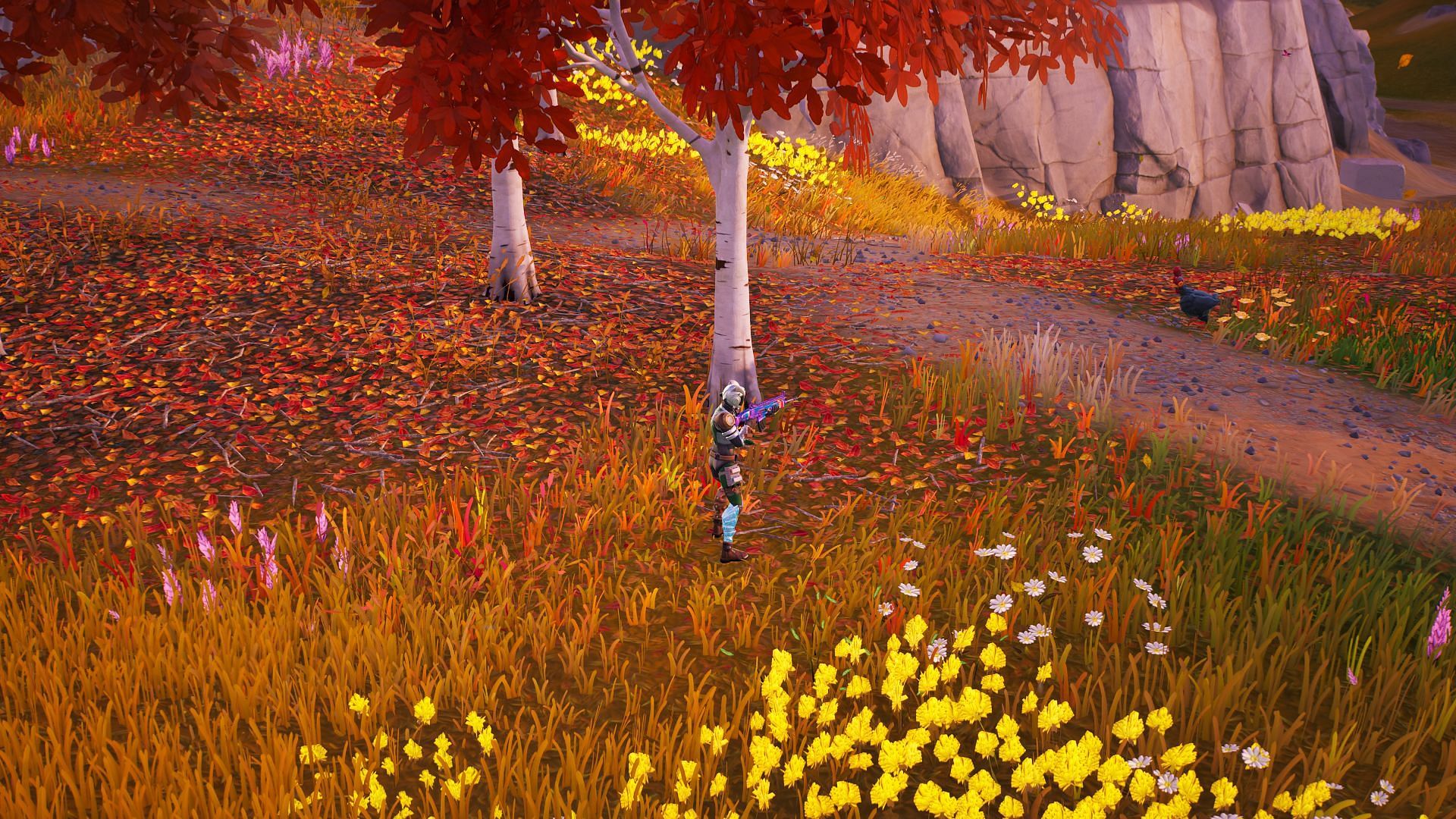 Chickens and Frogs are the easiest to hunt (Image via Epic Games/Fortnite)